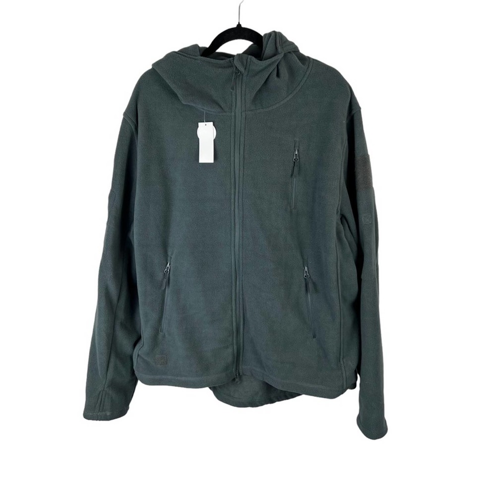 Baerskin Tactical Hoodie Gray Fleece Full Zip sz XL